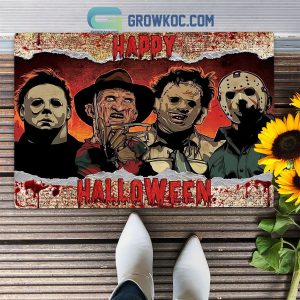 Happy Halloween Horror Movies Doormat