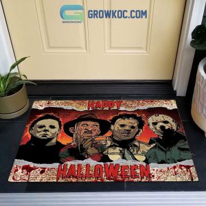 Happy Halloween Horror Movies Doormat