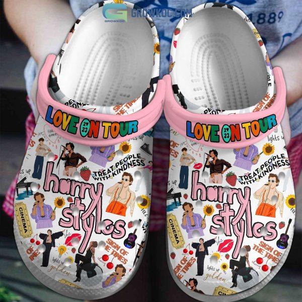 Harry Styles Love On Tour 2023 Treat People With Kindness Clogs Crocs