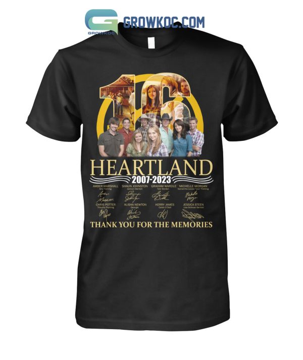 Heartland 16 Years 2007 2023 Memories T Shirt