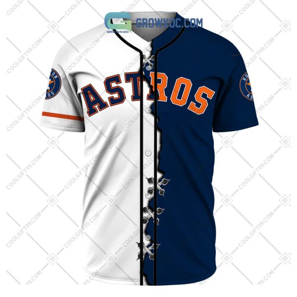 Houston Astros MLB Personalized Mix Baseball Jersey