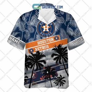 Houston Astros MLB Personalized Palm Tree Hawaiian Shirt