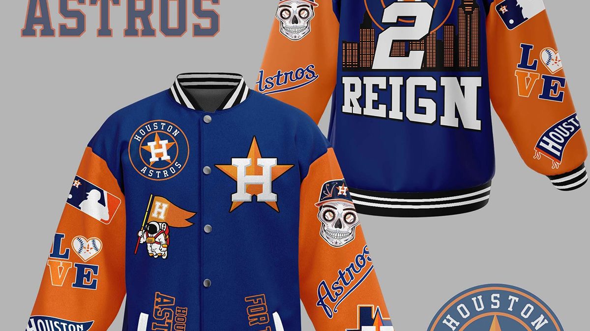 Houston Astros MLB Leather Bomber Jacket