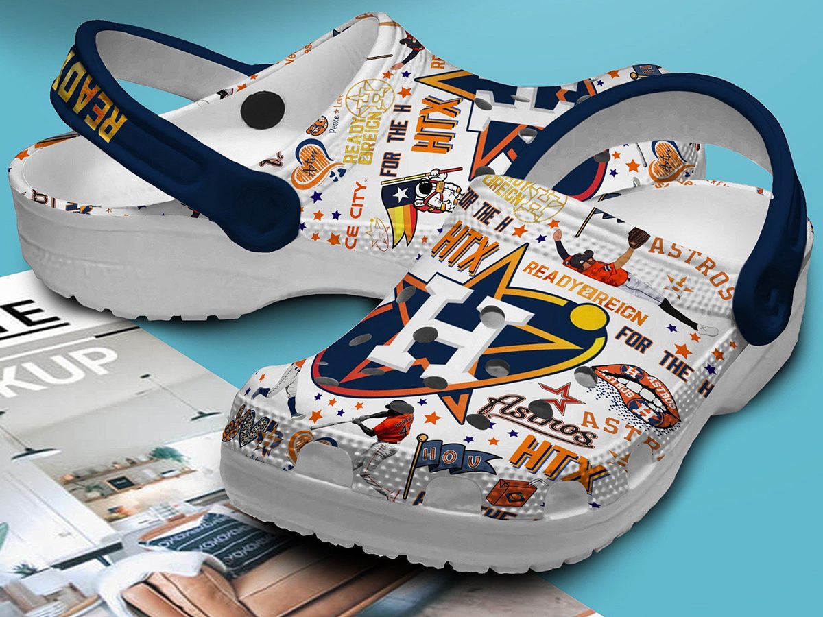 Personalized Houston Astros Baseball Jersey Style Crocs Clog Shoes - T- shirts Low Price