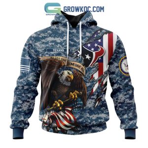 Houston Texans NFL Honor US Navy Veterans All Gave Some Some Gave All Personalized Hoodie T Shirt