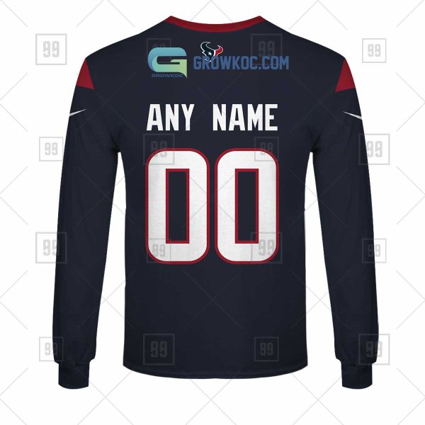 Houston Texans NFL Personalized Home Jersey Hoodie T Shirt
