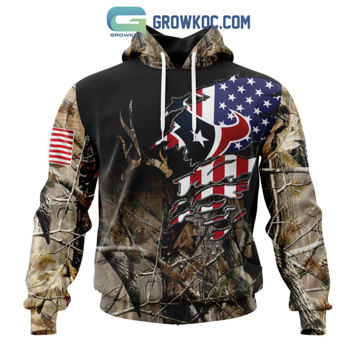 Official Houston Texans Camo Hoodies, Texans Camouflage Jerseys