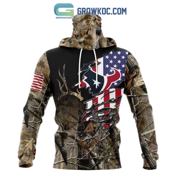 Houston Texans NFL Special Camo Realtree Hunting Personalized Hoodie T Shirt