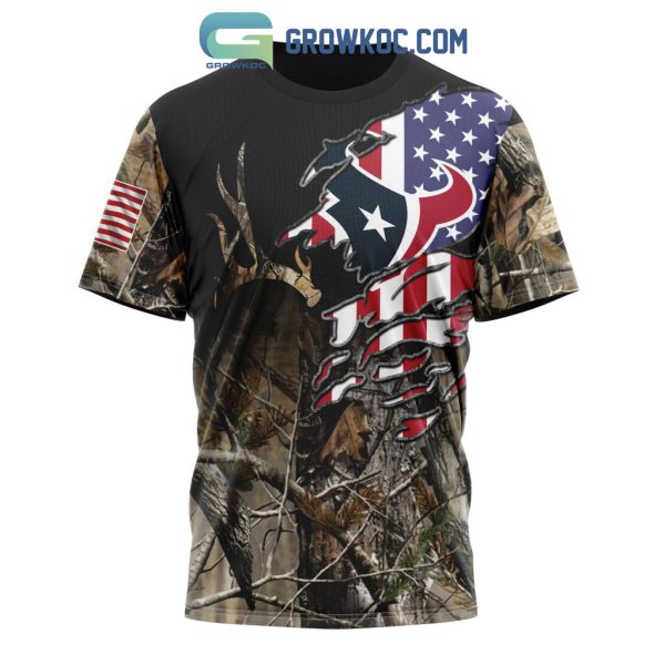 Houston Texans NFL Special Camo Realtree Hunting Personalized Hoodie T Shirt