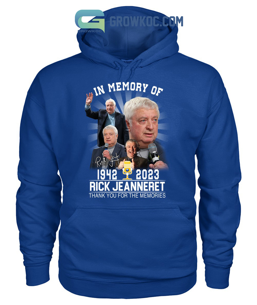 Rip Sabres Legend – Rick Jeanneret 1942-2023 Shirt