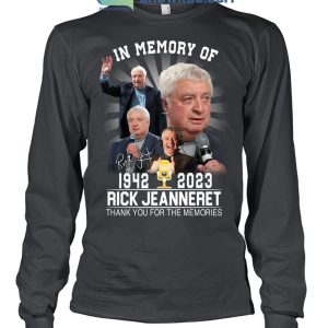 Official In Memory Of Rick Jeanneret 1942 2023 Memories Shirt - Limotees