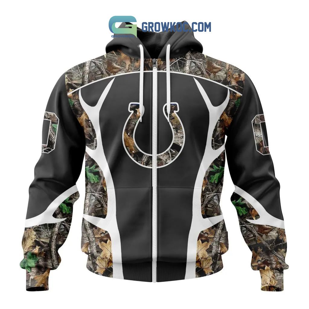 Indianapolis Colts 3D Camo Veteran Hoodie, Shirt