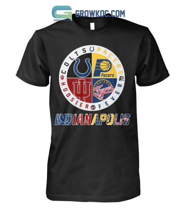 Indianapolis Colts Pacers Fever Hoosier T Shirt