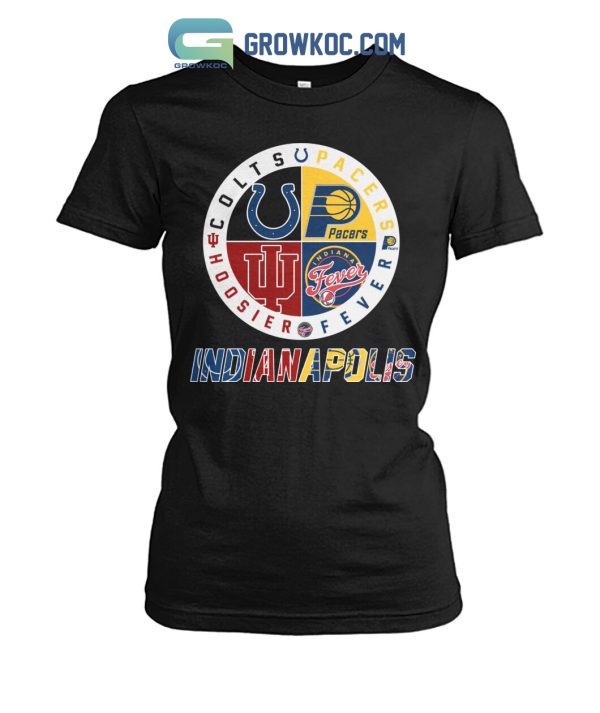 Indianapolis Colts Pacers Fever Hoosier T Shirt