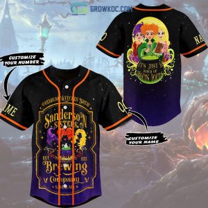 It’s Just A Bunch Of Hocus Pocus Premium Witches Brew Personalized Baseball Jersey