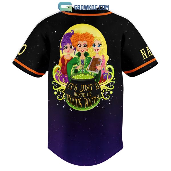 It’s Just A Bunch Of Hocus Pocus Premium Witches Brew Personalized Baseball Jersey