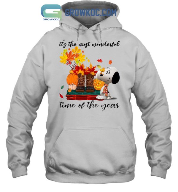 It’s The Most Wonderful Time Of The Years Fall Snoopy T Shirt