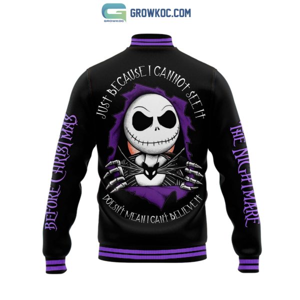 Jack Skellington The Nightmare Before Christmas Baseball Jacket