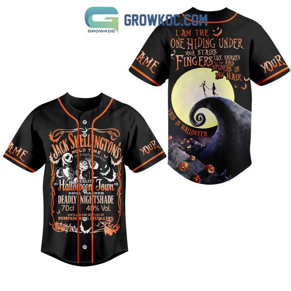 Jack Skellington’s This Is Halloween Personalized Baseball Jersey