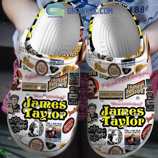 James Taylor On Stage Funny Clogs, Crocs