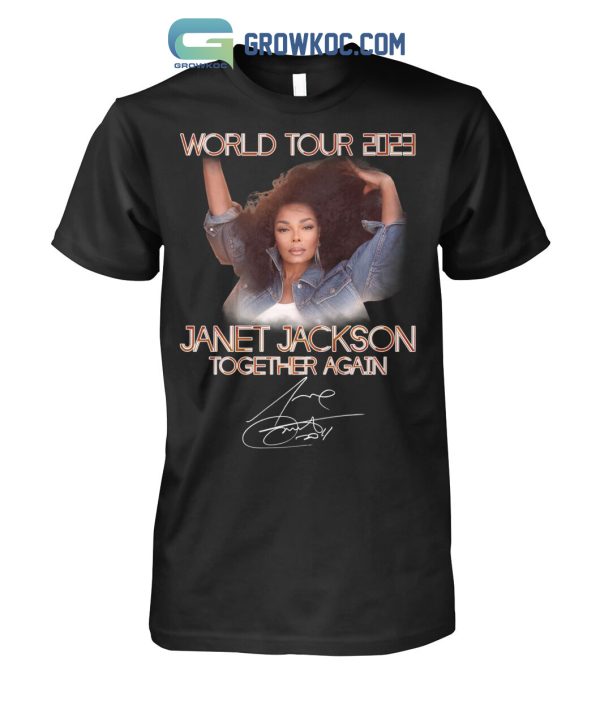 Janet Jackson World Tour 2023 Together Again T Shirt