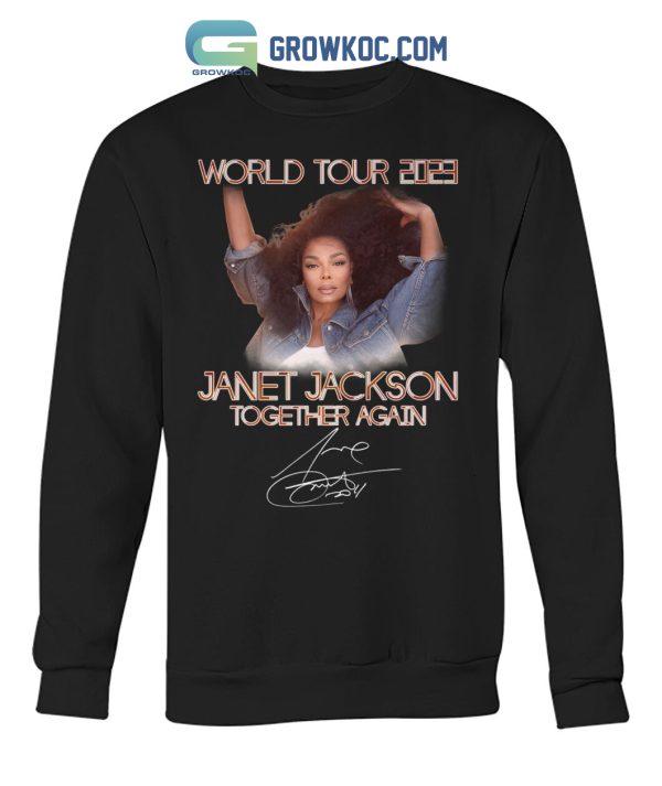 Janet Jackson World Tour 2023 Together Again T Shirt