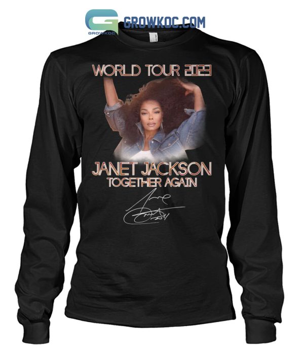 Janet Jackson World Tour 2023 Together Again T Shirt