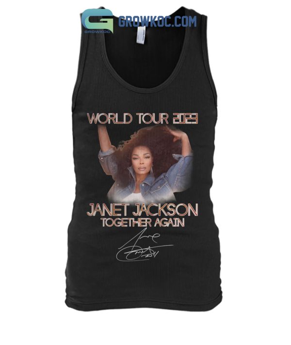 Janet Jackson World Tour 2023 Together Again T Shirt