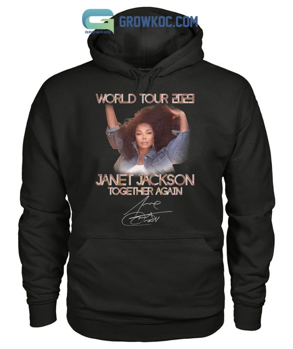 Janet Jackson World Tour 2023 Together Again T Shirt