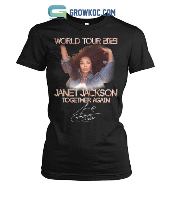 Janet Jackson World Tour 2023 Together Again T Shirt