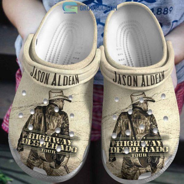 Jason Aldean Highway Desperado Tour Clogs, Crocs