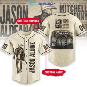 Jason Aldean Mitchell Tenpenny Highway Desperado Tour Personalized Baseball Jersey