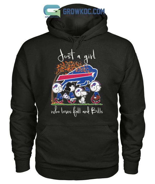 Just A Girl Who Loves Fall And Bills T Shirt