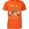 Just A Girl Who Loves Fall And Astros T Shirt
