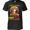 Just A Girl Who Loves Halloween And Tennessee T Shirt