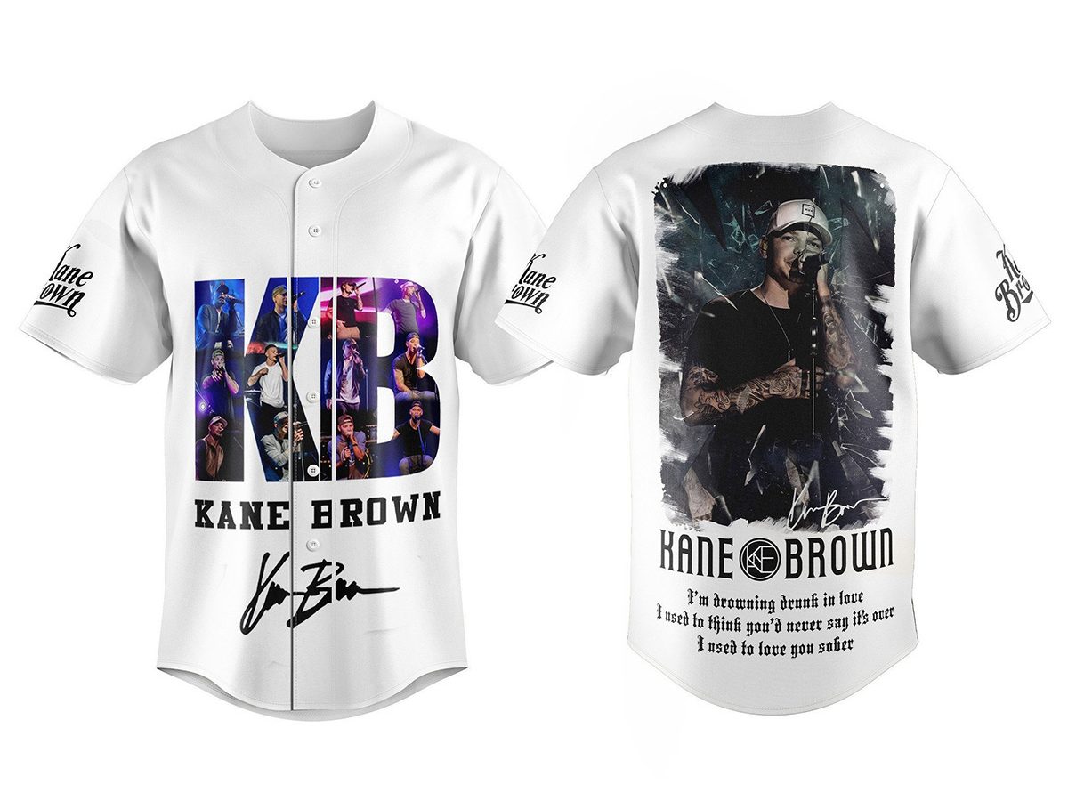 Custom Number And Name Kane Brown Country Music Style Baseball