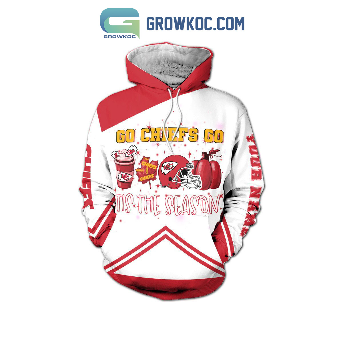 18% OFF Kansas City Chiefs Hoodies Cheap 3D Sweatshirt Pullover – 4 Fan Shop