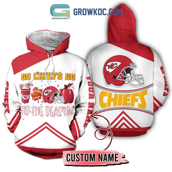 Kansas City Chiefs Go Chiefs Go Tis The Season Fall Pumpkin Hoodie Leggings Set