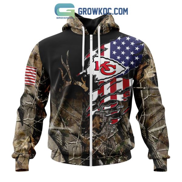 Kansas City Chiefs NFL Special Camo Realtree Hunting Personalized Hoodie T Shirt