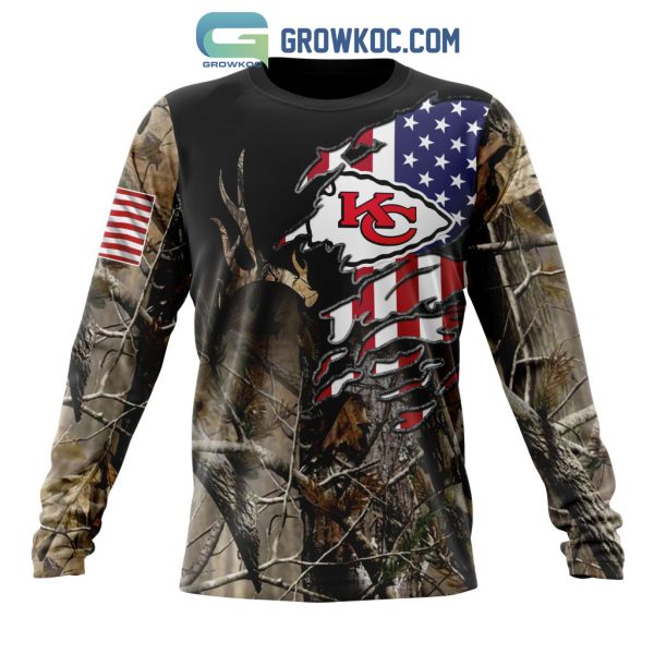 Kansas City Chiefs NFL Special Camo Realtree Hunting Personalized Hoodie T Shirt