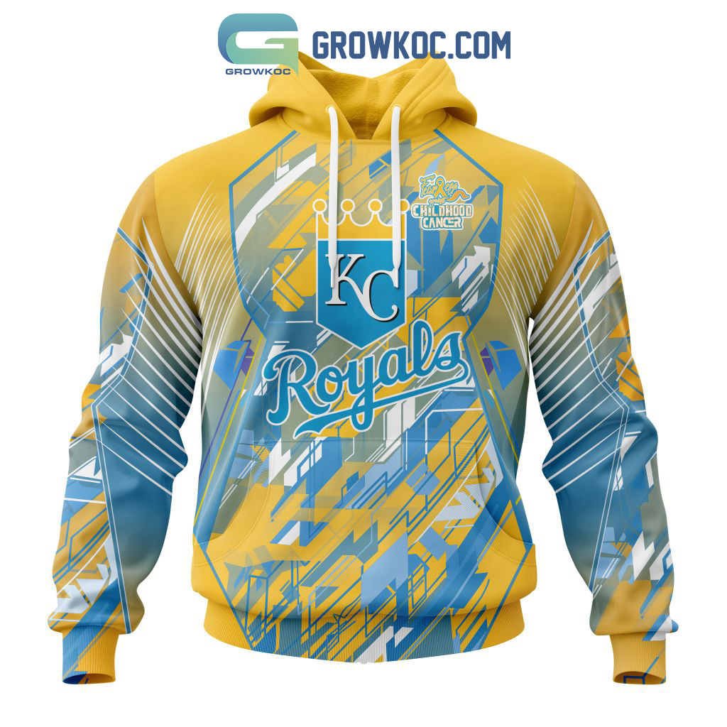 Kansas City Royals MLB Fearless Against Childhood Cancers Hoodie T