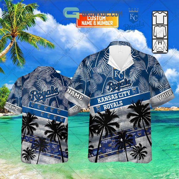 Kansas City Royals MLB Personalized Palm Tree Hawaiian Shirt