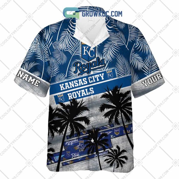 Kansas City Royals MLB Personalized Palm Tree Hawaiian Shirt