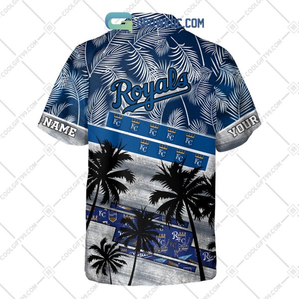 Kansas City Royals MLB Personalized Palm Tree Hawaiian Shirt