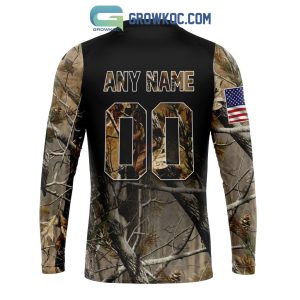 Kansas City Royals MLB Personalized Hunting Camouflage Hoodie T