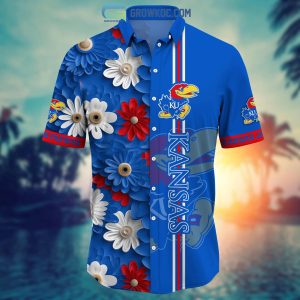 Kansas Jayhawks NCAA Flower Hawaiian Shirt