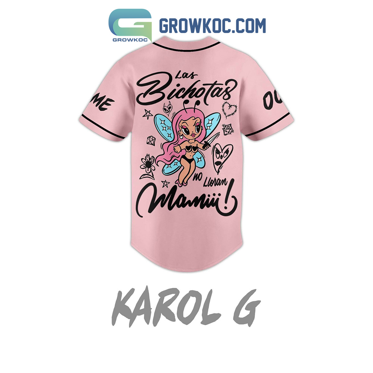 Karol G LA Dodgers T shirt LA MLB Baseball Jersey Tee Personalize