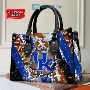 Kentucky Wildcats Personalized Diamond Design Women Handbags and Woman Purse Wallet