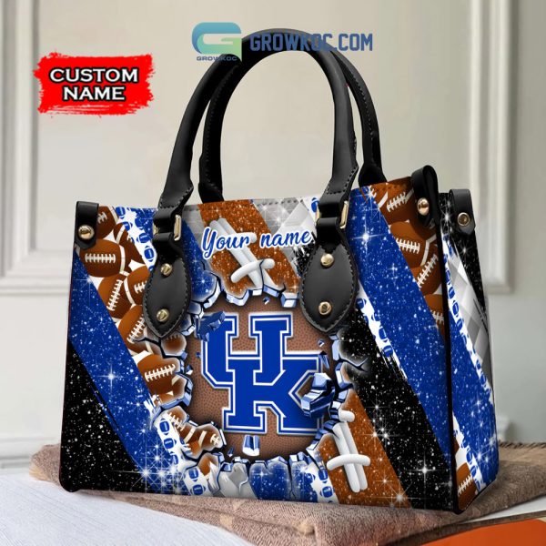 Kentucky Wildcats Personalized Diamond Design Women Handbags and Woman Purse Wallet