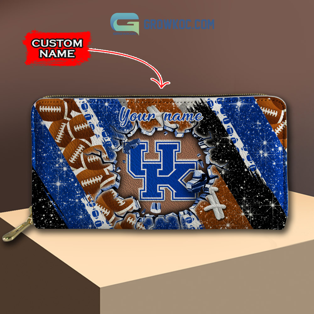Kentucky Wildcats Personalized Diamond Design Women Handbags and Woman  Purse Wallet - Growkoc